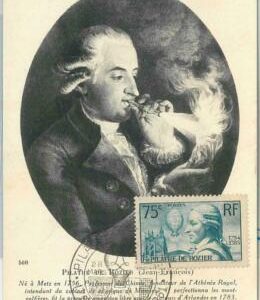 54586 - FRANCE - POSTAL HISTORY: MAXIMUM CARD - 1954 Pilâtre de Rozier BALLOON