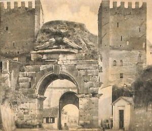 ab0788 - VINTAGE POSTCARD - ROME City: Porta S. Sebastiano with the Arch of...
