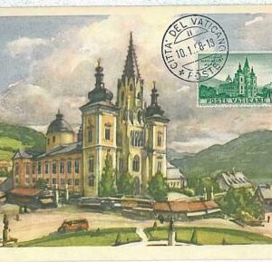 14744 - VATICANO - ARCHITECTURE : MAXIMUM CARD 1958