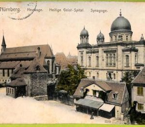 af3515 - JUDAICA vintage postcard: GERMANY - Nurnberg, Synagoge
