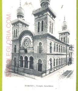 af3530 - JUDAICA vintage postcard: ITALY - Torino