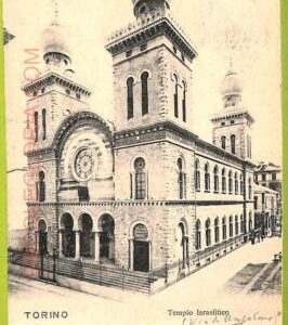 af3524 - JUDAICA vintage postcard: ITALY - Torino