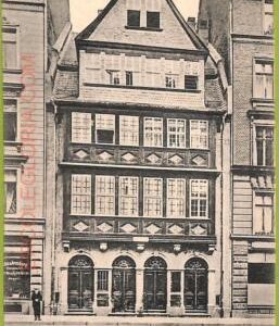 af3511 - JUDAICA vintage postcard: GERMANY - Frankfurt a.M. - 1906