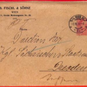 aa0415 -  AUSTRIA - Postal History - Private Print STATIONERY COVER  1917