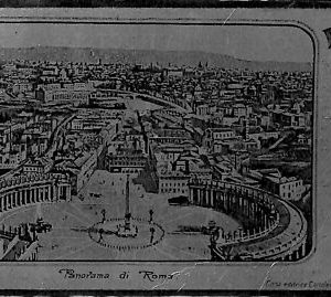 ab0833 - VINTAGE POSTCARD - ROME City: Panorama of Rome