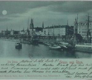 79839 - LATVIA  -   VINTAGE   POSTCARD   -  Gruss aus  RIGA 1898