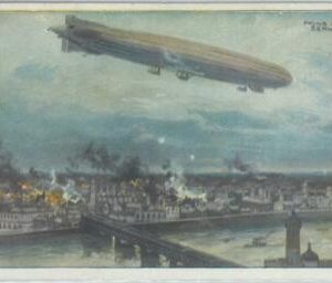 79965 -  POLAND  -  VINTAGE   POSTCARD  -  WARSAW  Warzawa  ZEPPELIN Schultze