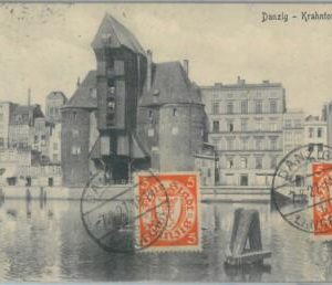 79969 -  POLAND  -  VINTAGE   POSTCARD  -  DANZIG  1927