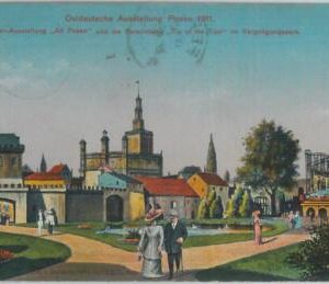 80030  -  POLAND  -  VINTAGE   POSTCARD  - POSEN  Poznań  1912