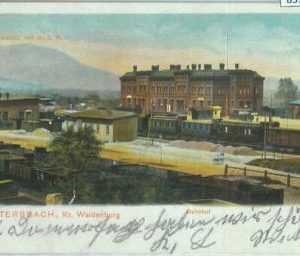 83962  - POLAND - VINTAGE POSTCARD - Podgórze  DITTERSBACH 1902 Train Station