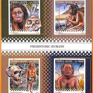 A6873 - SIERRA LEONA, Error, 2018, HOJA EN MINIATURA MISSPERF: Humanos...
