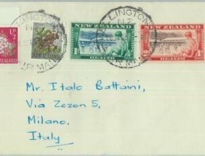 83402 - NEW ZEALAND  - Postal History - COVER to ITALY - 1955