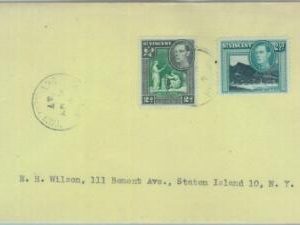 83422 - ST VINCENT - POSTAL HISTORY  -  COVER  to the USA 1947