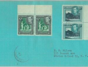 83425 - ST VINCENT - POSTAL HISTORY  -  COVER  to the USA 1947