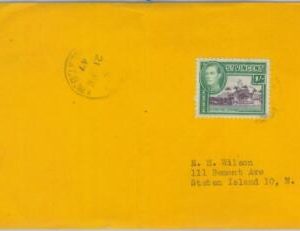 83428 - ST VINCENT - POSTAL HISTORY  -  COVER  to the USA 1947