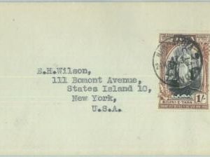 83442 -  TONGA  - POSTAL HISTORY  -   COVER  to USA 1943  from  NUKUALOFA