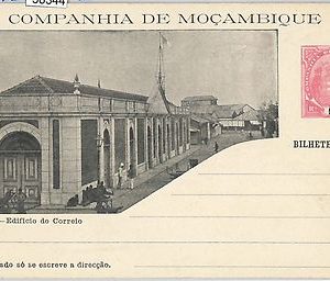 58344 -  Mozambique Company -  Picture STATIONERY CARD Higgings & Gage # 13