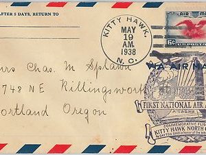 60172 - USA - First Flight COVER: KITTY HAWK - DAYTON - AMC: 201 11938 - BIRDS