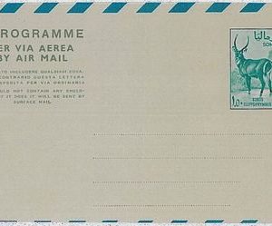 SOMALIA - Aerogramme : KESSLER catalogue # 5 - FAUNA