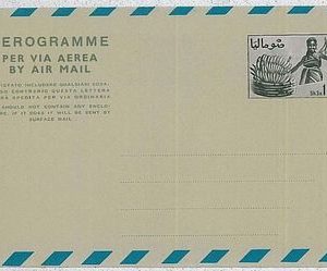 SOMALIA - Aerogramme : KESSLER catalogue # 4