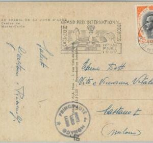 82739 -  MONACO   - Postal History - POSTMARK on CARD  1967  - CHESS