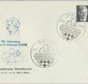 77796 - GERMANY DDR - Postal History - SPECIAL  COVER  1968 -  Chess