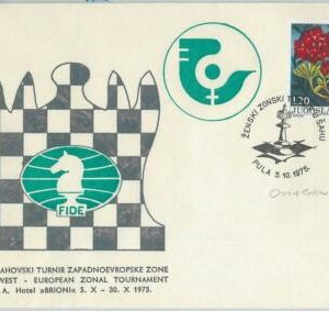 77795 - YUGOSLAVIA - Postal History - SPECIAL  COVER  1975 - Ladies  Chess