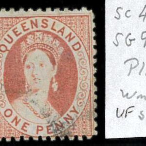 aa5619o - Australia QUEENSLAND - STAMP - SG # 96  Watermark 5  - USED
