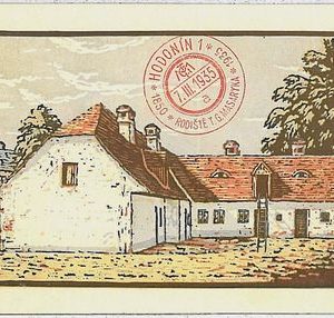 29237   VINTAGE POSTCARD:  CZECH REPUBLIC - Hodonin Goding 1935