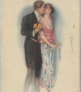 77007 - 1920 VINTAGE POSTCARD - Glamour, Ladies, ARTIST SIGNED: Mauzan L.
