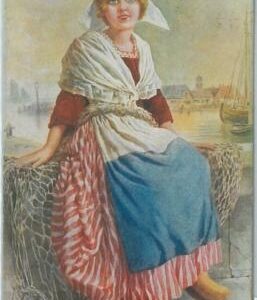 77014 - 1919 VINTAGE POSTCARD - Glamour, Ladies, Holland ARTIST SIGNED: Talman S