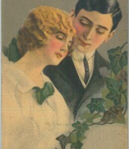 77010 - 1920 VINTAGE POSTCARD - Glamour, Ladies, ARTIST SIGNED: Simeone A.