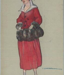 76937 - 1921 VINTAGE POSTCARD - Glamour, Ladies, ARTIST SIGNED: Corbella T.