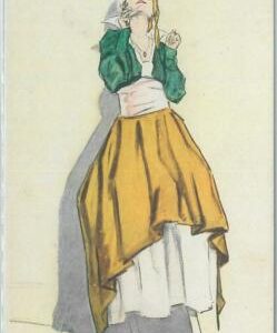 77061 - VINTAGE POSTCARD - Glamour, Ladies, Smoking, ARTIST SIGNED