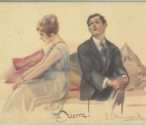 76956 - VINTAGE POSTCARD - Glamour, Ladies, Smoking, ARTIST SIGNED: Bompard S