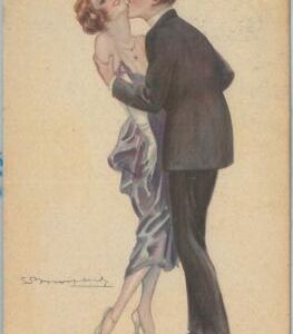 76965 - 1921 VINTAGE POSTCARD - Glamour, Ladies, ARTIST SIGNED: Bompard S.