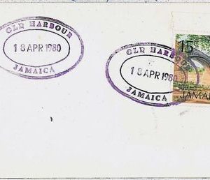 POSTAL HISTORY  cover  -  JAMAICA 1980 - OLD HARBOUR