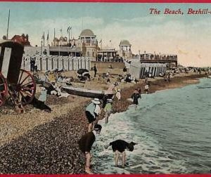ai0053 -  GREAT BRITAIN - VINTAGE POSTCARD - Bexhill-on-Sea, The Beach