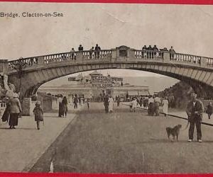 ai0078 -  GREAT BRITAIN - VINTAGE POSTCARD - Clacton-on-Sea, Pier and Bridge