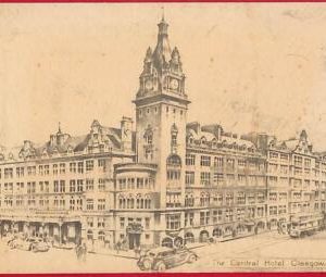 ai0081 -  GREAT BRITAIN - VINTAGE POSTCARD - Glasgow, The Central Hotel