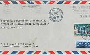 61157  -  TUNISIA - POSTAL HISTORY -  COVER  to ITALY 1960
