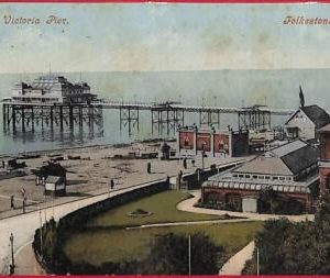 ai0121 -  GREAT BRITAIN - VINTAGE POSTCARD - Folkestone, Victoria Pier