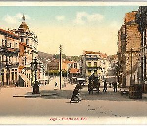 42543  España - POSTAL ANTIGUA - SPAIN  postcard  GALICIA - Vigo: PUERTA del SOL