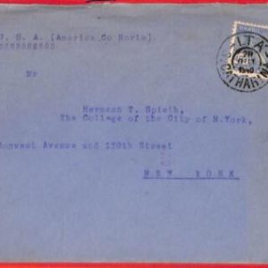 aa3604 - BRAZIL - POSTAL HISTORY - Single Stamp  COVER from ITA to the USA 1940