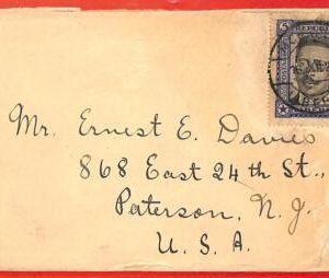 aa0337 - LIBERIA - POSTAL HISTORY -  COVER to the USA  1928