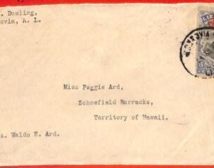 aa0336 - LIBERIA - POSTAL HISTORY -  COVER to HAWAII - USA  1927