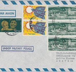 56026 -    ISRAEL -  POSTAL HISTORY: UN MILITARY BASE in TIBERIAS