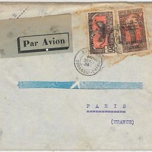 Afrique occidentale française  AOF  POSTAL HISTORY: AIRMAIL COVER to ITALY 1934