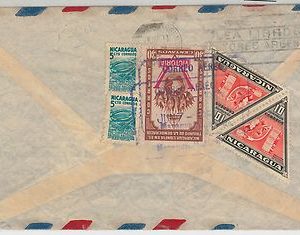 54415 - FOOTBALL - NICARAGUA -  POSTAL HISTORY: AIRMAIL Cover