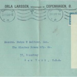 85079 - DENMARK  - Postal History -  CENSORED COVER to the USA 1918